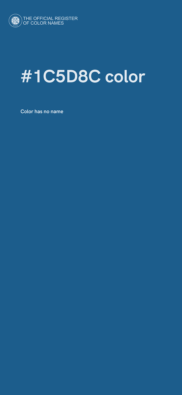 #1C5D8C color image