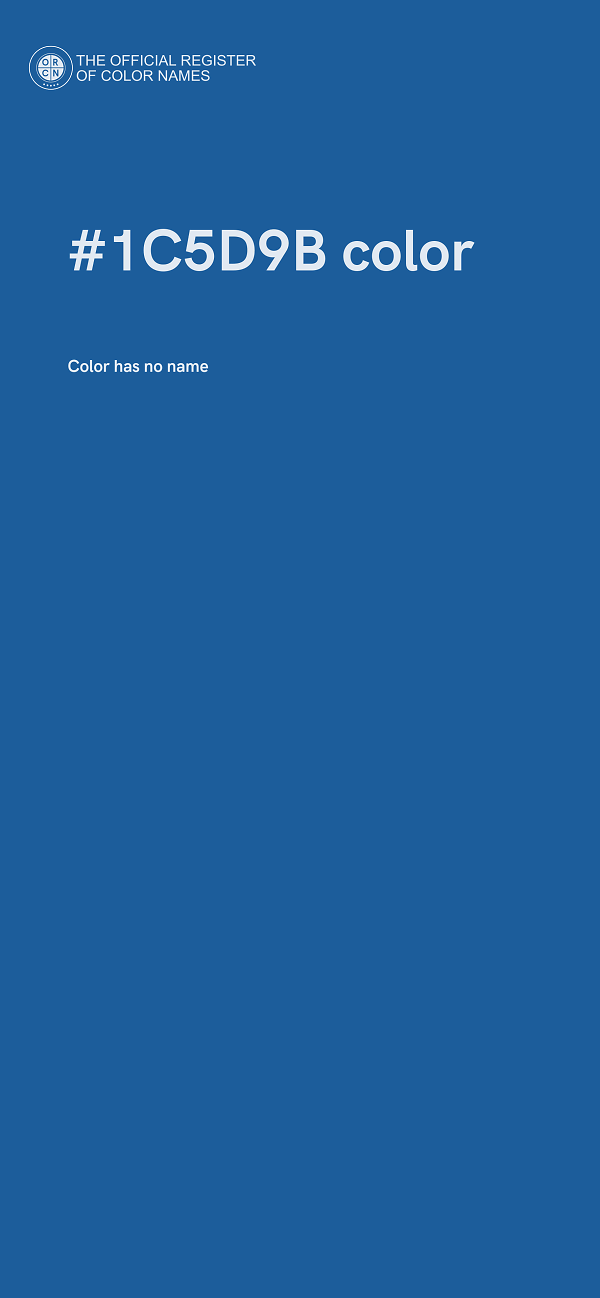 #1C5D9B color image