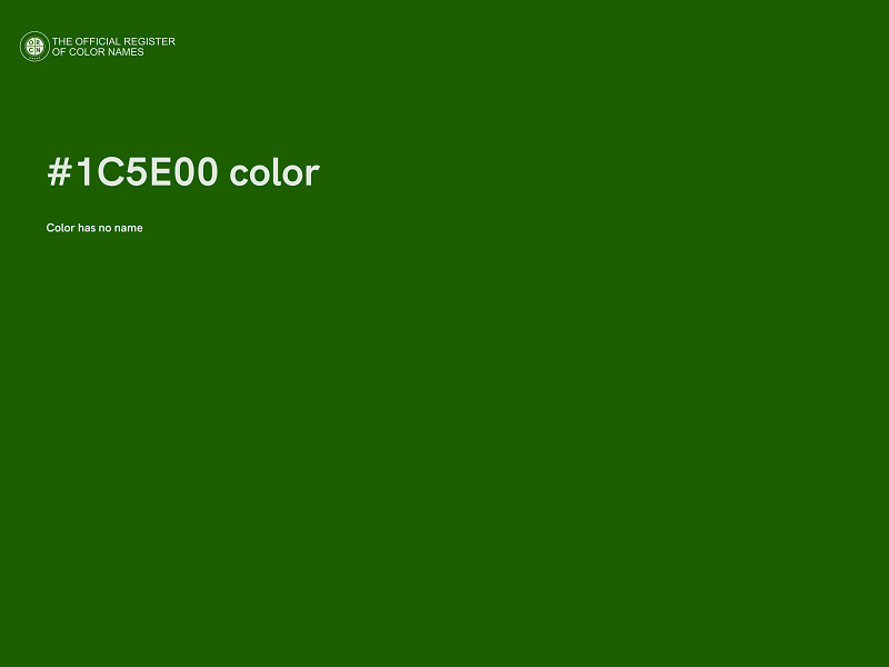 #1C5E00 color image