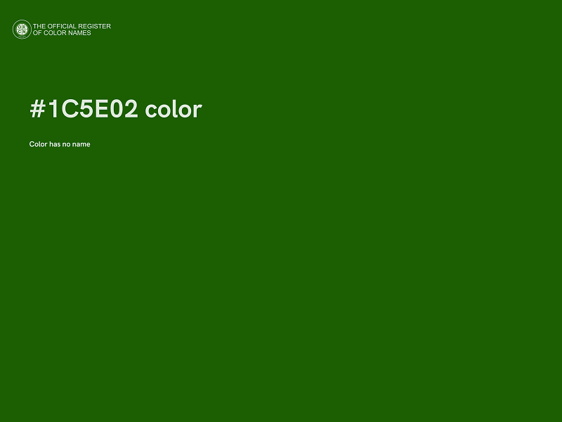 #1C5E02 color image