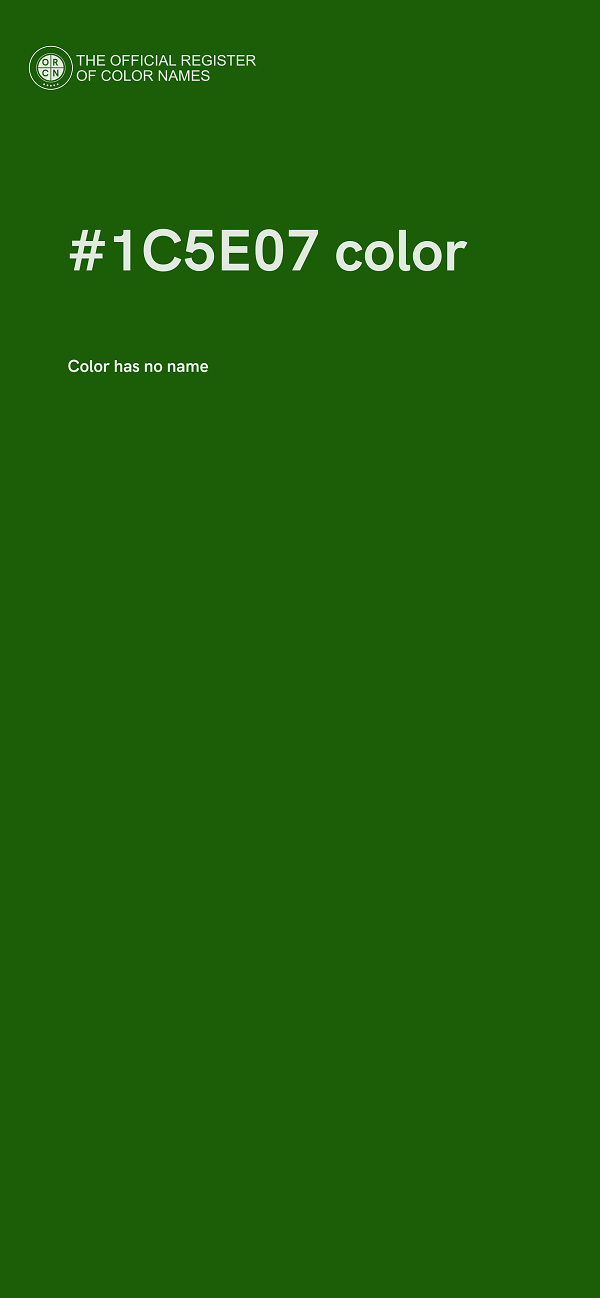 #1C5E07 color image