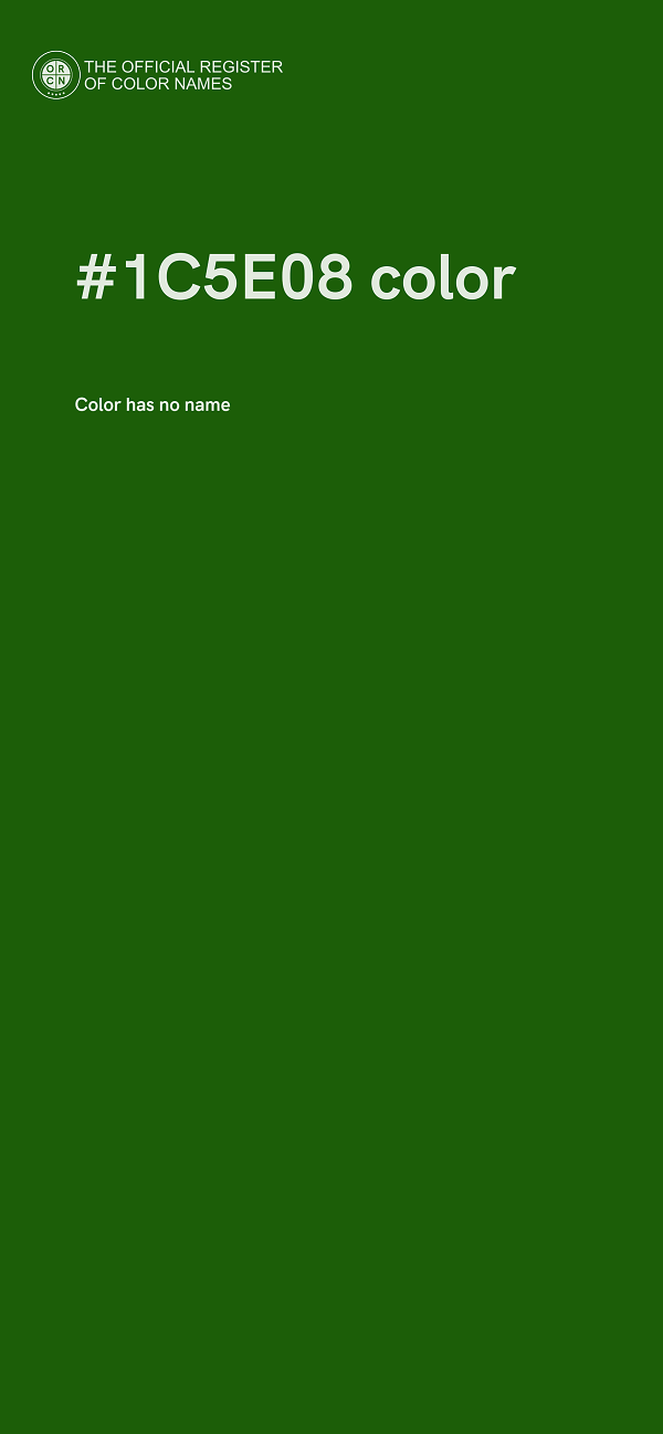 #1C5E08 color image