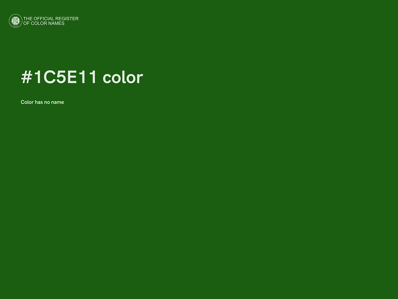 #1C5E11 color image