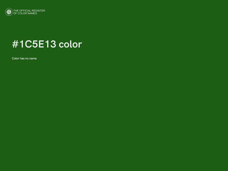 #1C5E13 color image