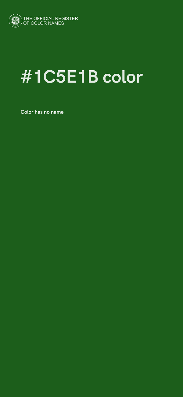 #1C5E1B color image