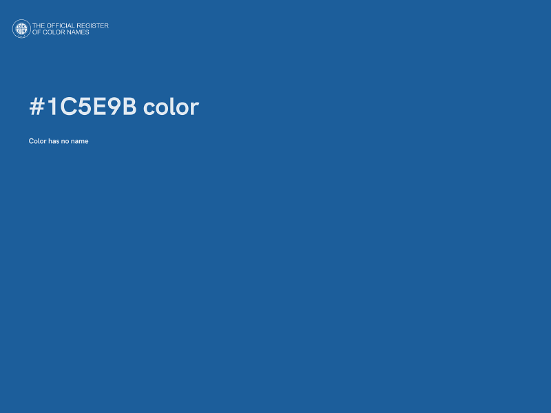 #1C5E9B color image