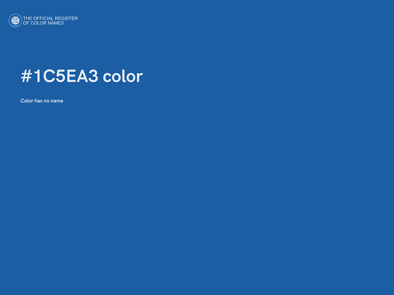 #1C5EA3 color image