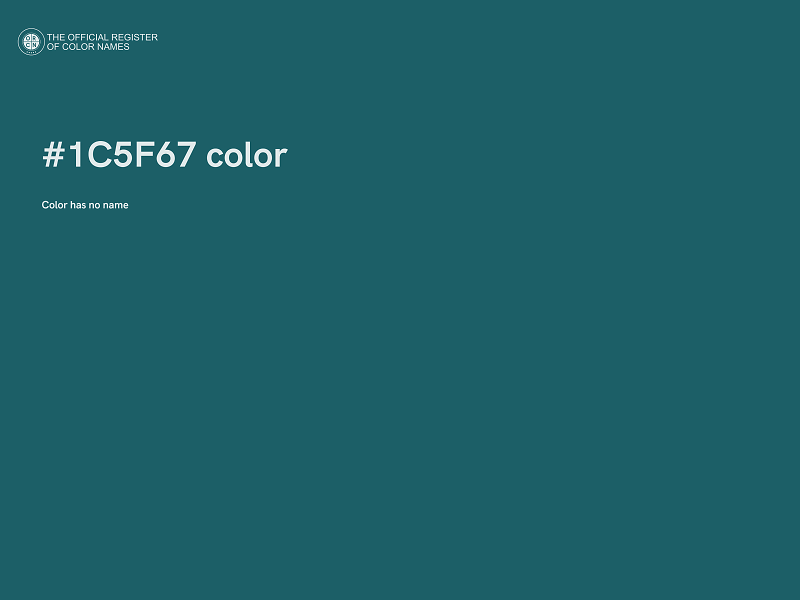 #1C5F67 color image