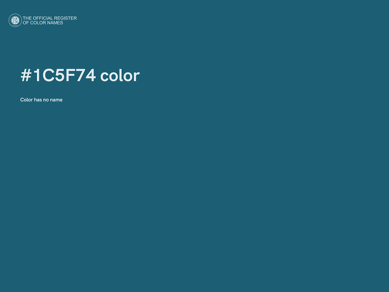 #1C5F74 color image