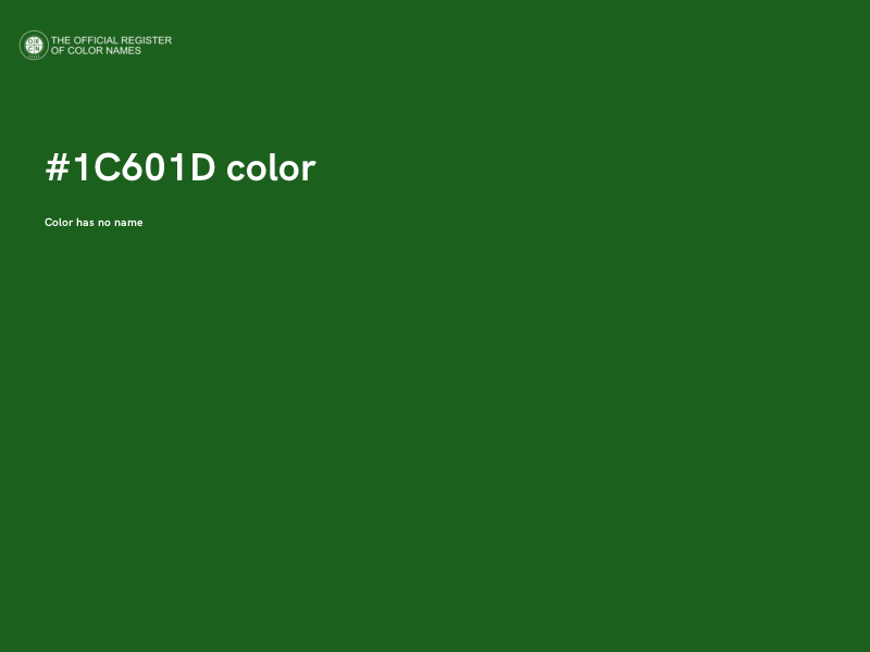 #1C601D color image