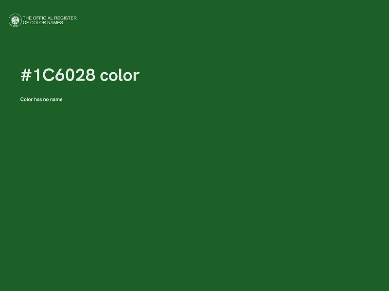 #1C6028 color image