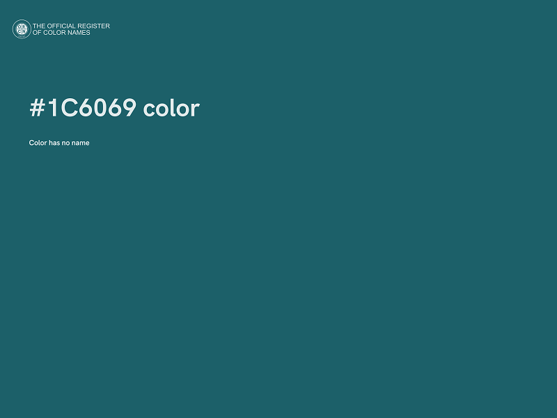 #1C6069 color image