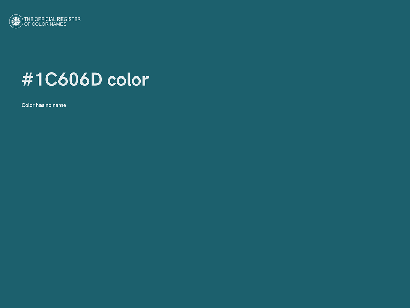 #1C606D color image