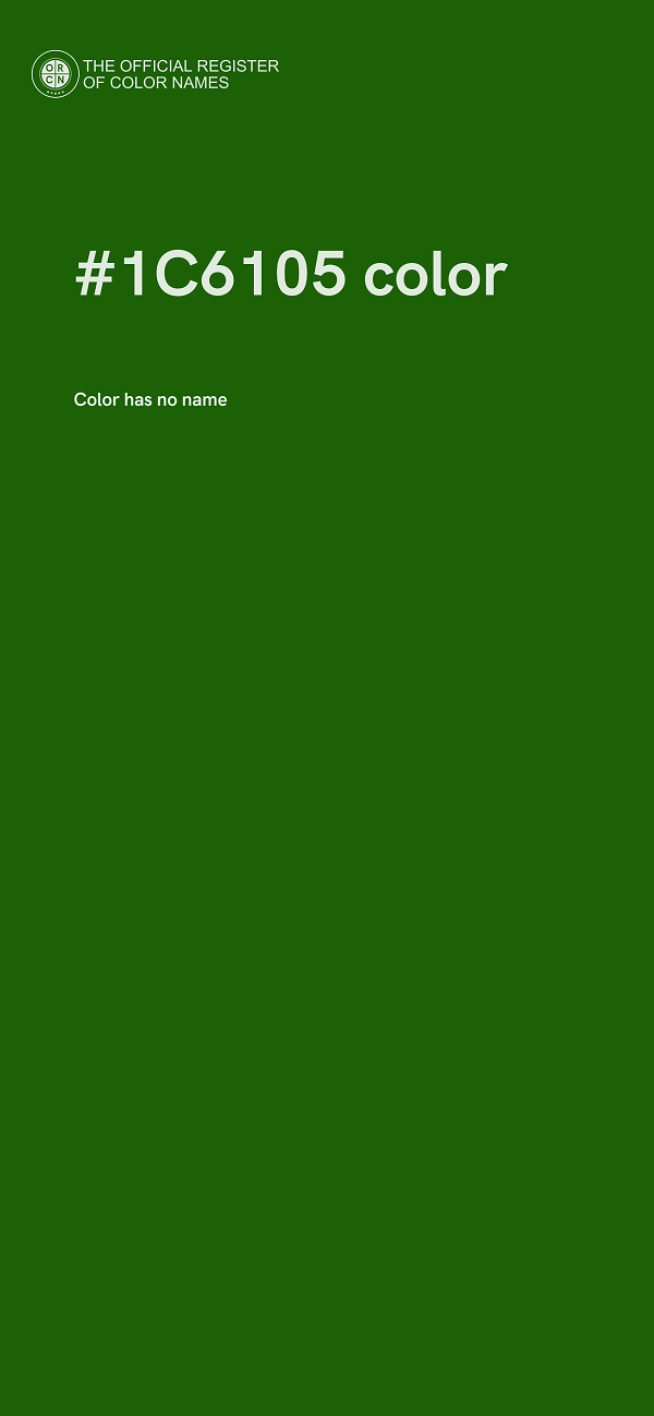 #1C6105 color image