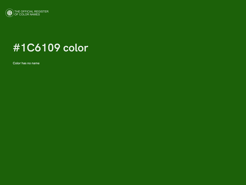 #1C6109 color image