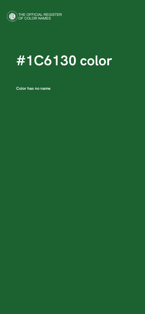 #1C6130 color image