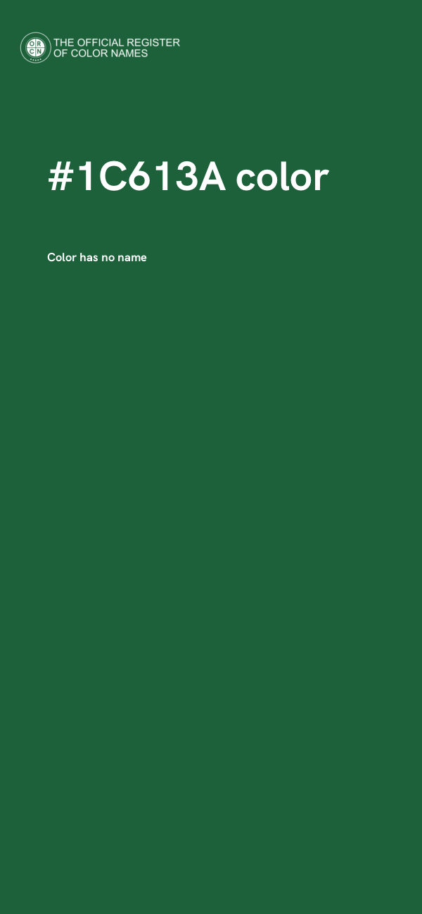 #1C613A color image