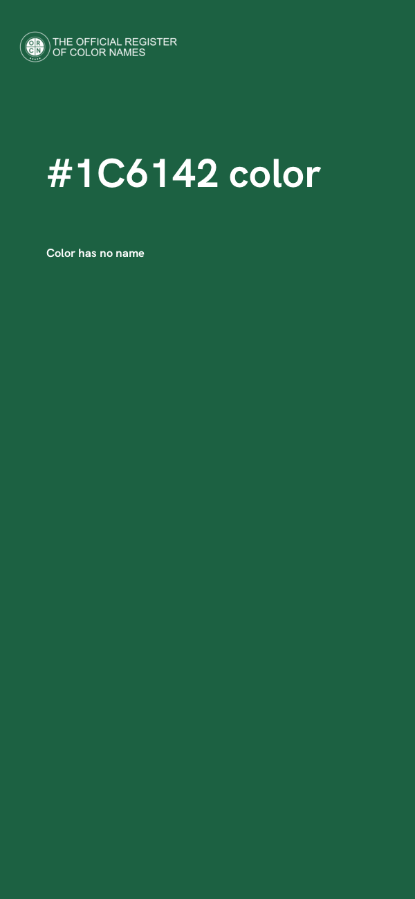 #1C6142 color image