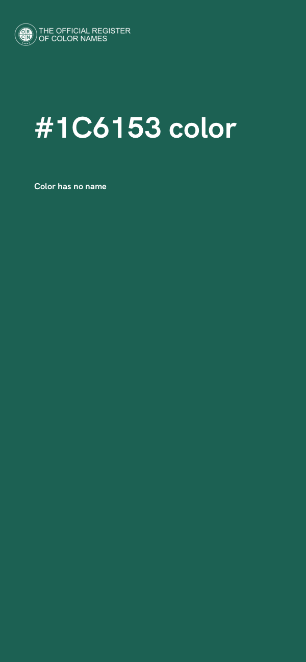 #1C6153 color image