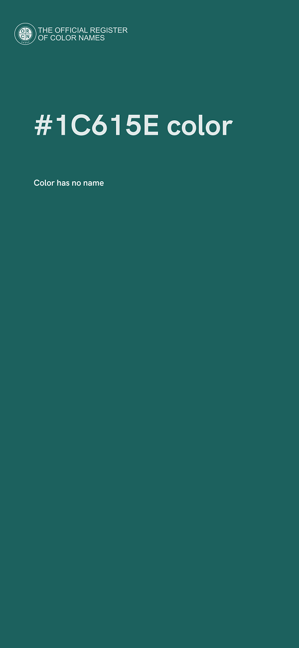 #1C615E color image