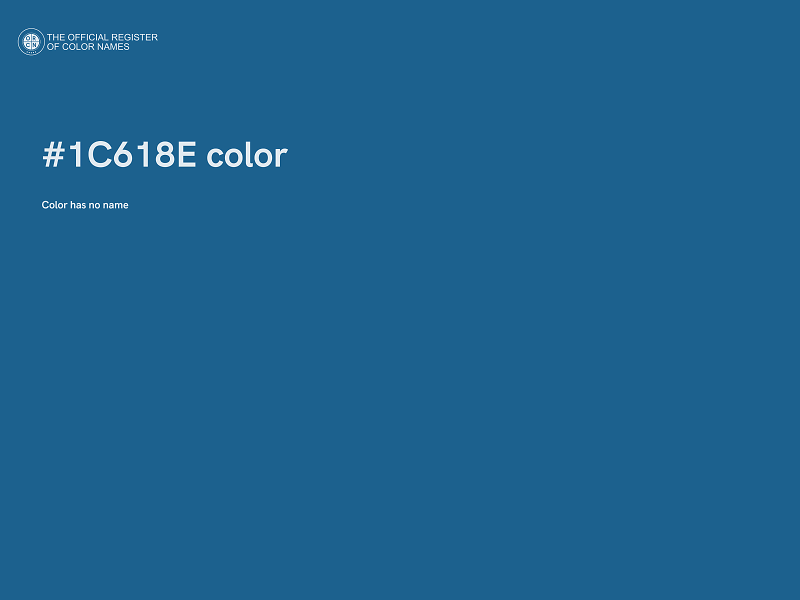 #1C618E color image