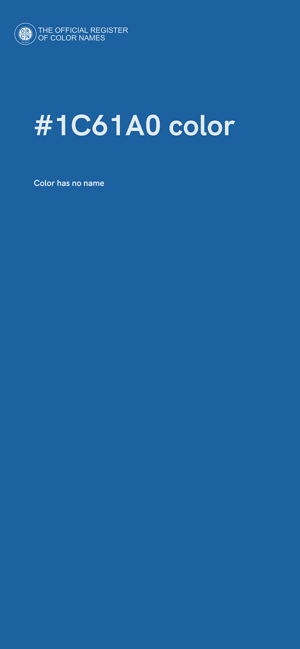 #1C61A0 color image