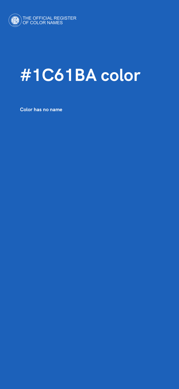 #1C61BA color image
