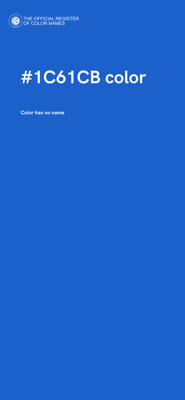#1C61CB color image