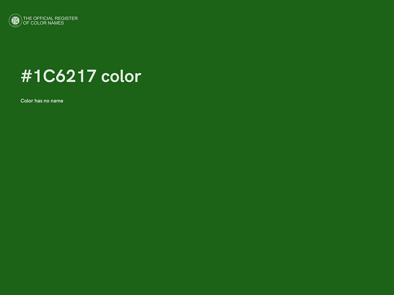 #1C6217 color image