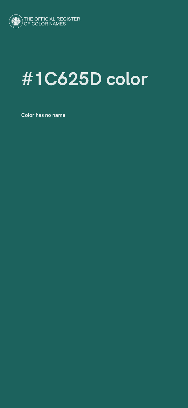 #1C625D color image