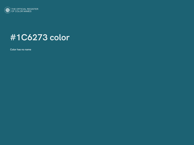 #1C6273 color image