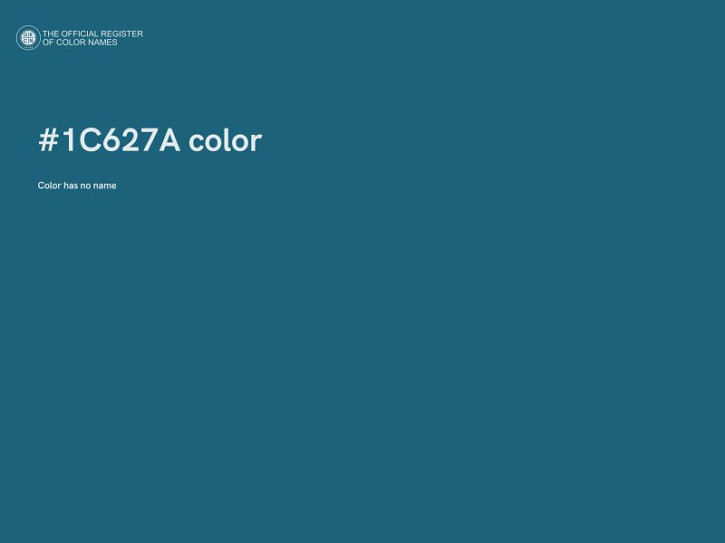 #1C627A color image