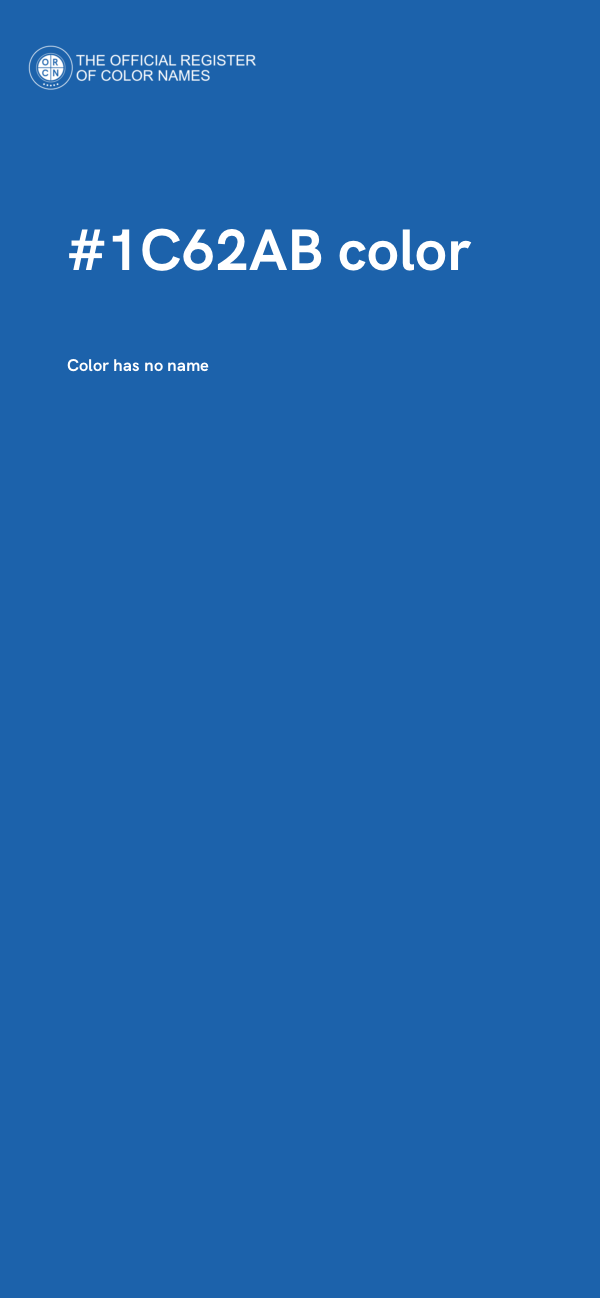#1C62AB color image