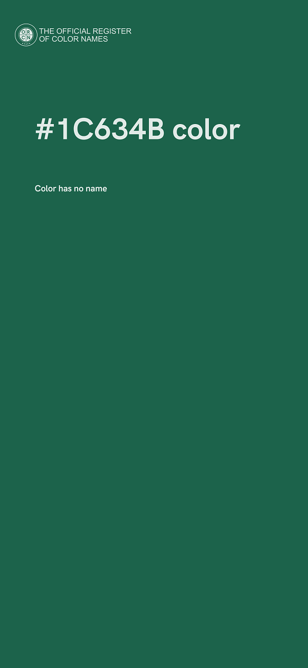 #1C634B color image