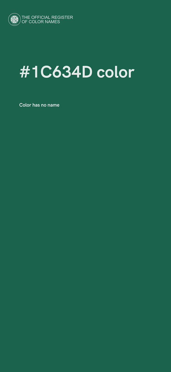 #1C634D color image