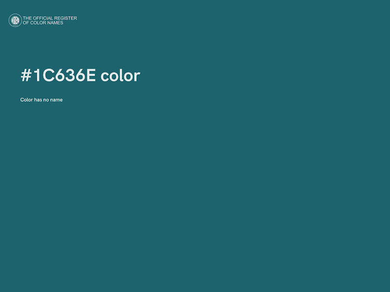 #1C636E color image