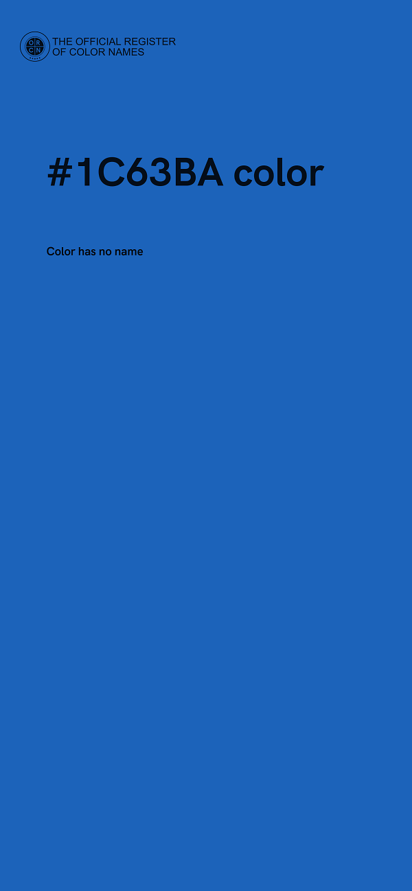 #1C63BA color image