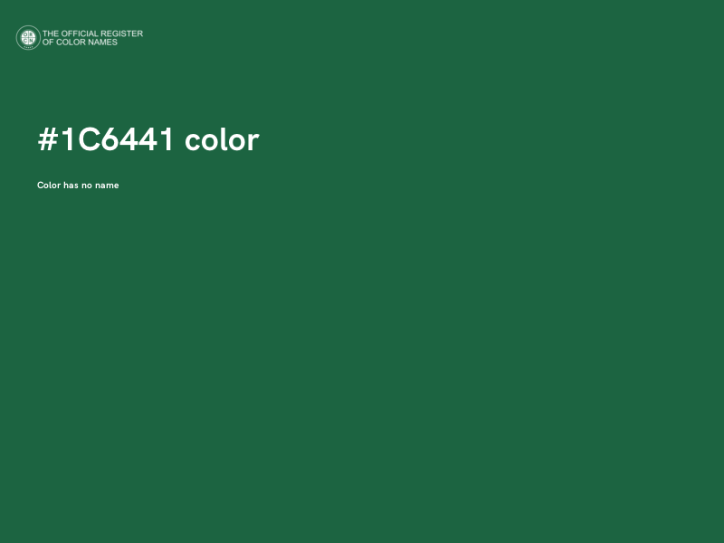 #1C6441 color image