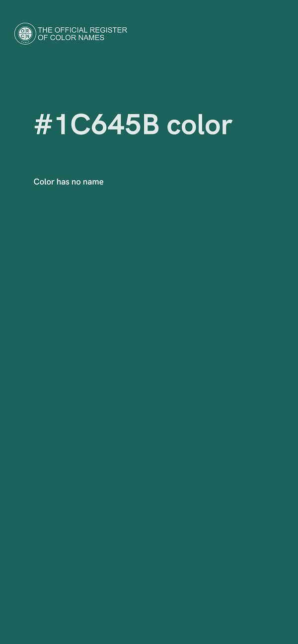 #1C645B color image