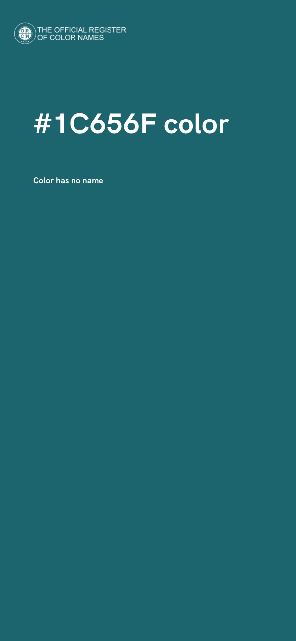 #1C656F color image