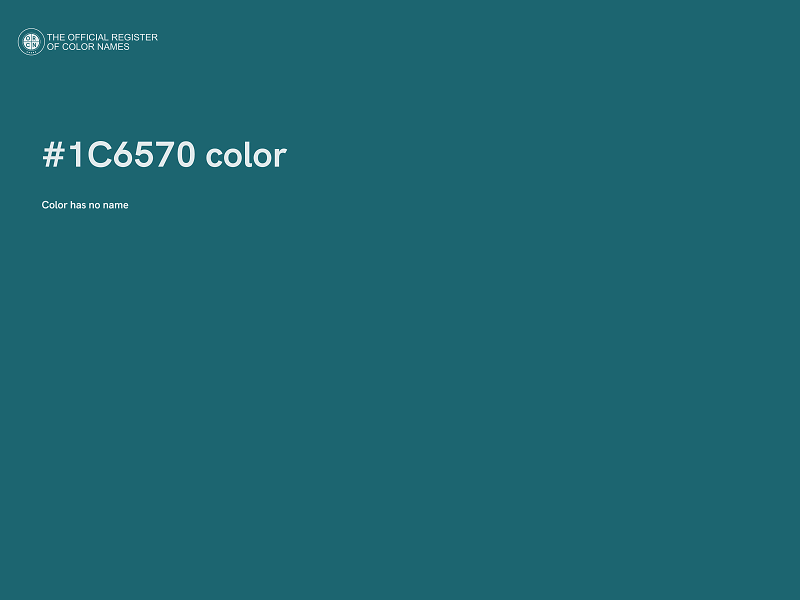 #1C6570 color image