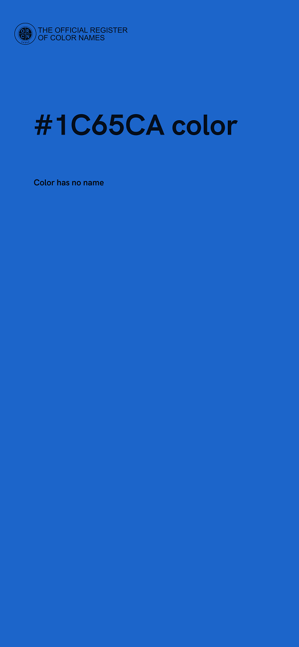 #1C65CA color image
