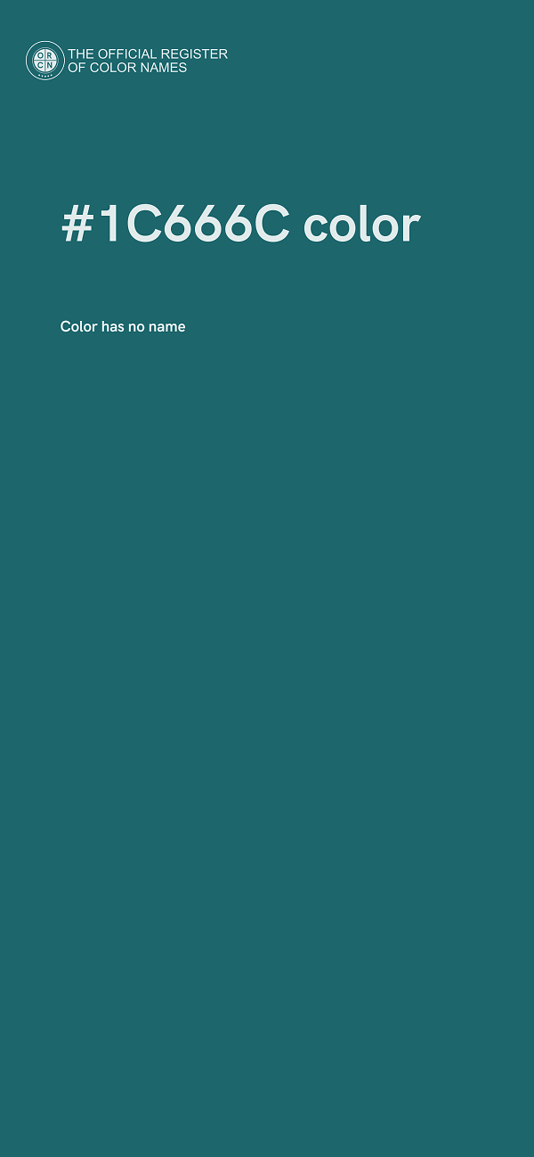 #1C666C color image