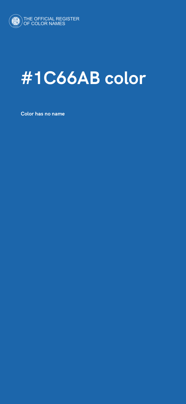 #1C66AB color image