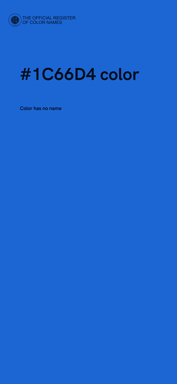#1C66D4 color image