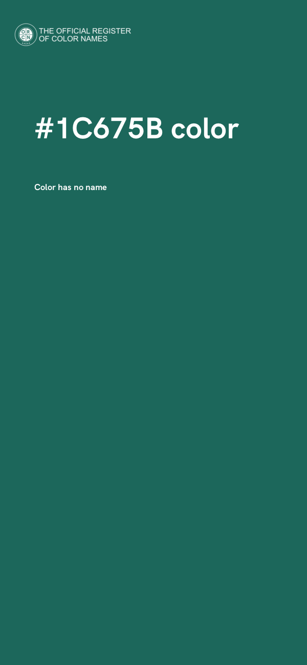 #1C675B color image