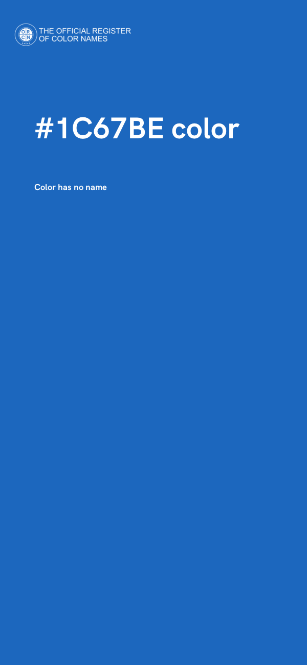 #1C67BE color image