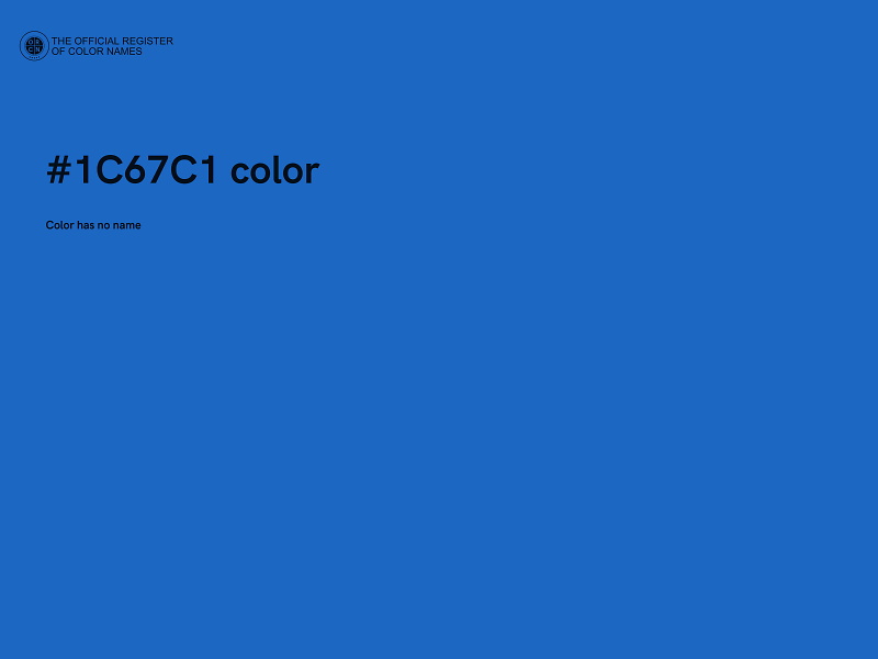 #1C67C1 color image