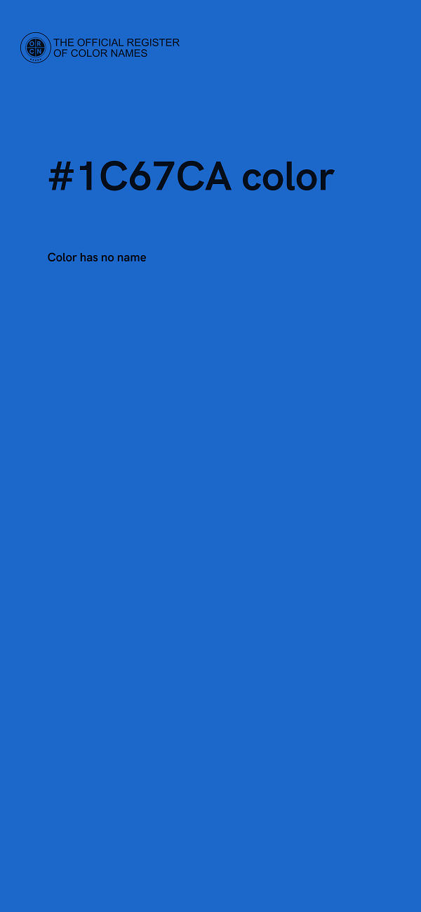 #1C67CA color image