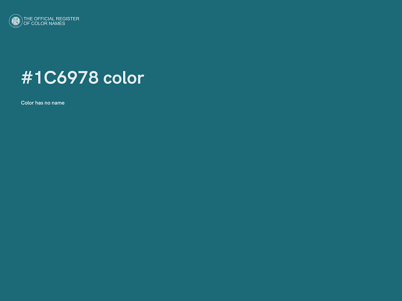 #1C6978 color image